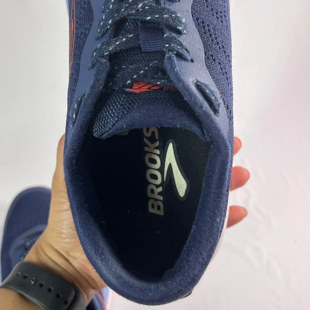 Avia AVI-EPIC Mens 11 Running Shoes Navy Blue with Brooks Comfort Insoles Active